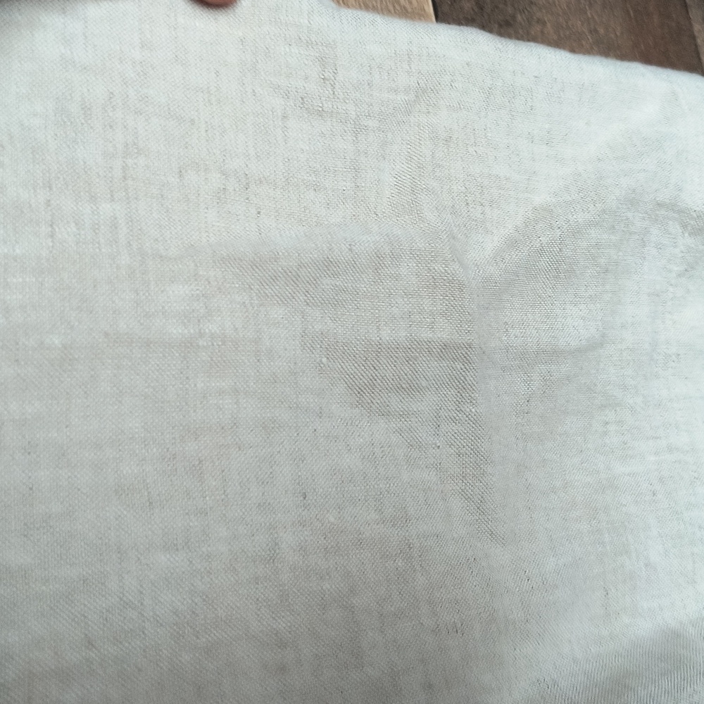 NWOT Orvis Oatmeal 100% Linen Button Up Short Sleeve Top Sz Small Women - Picture 17 of 17